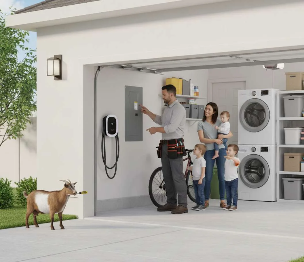 Family enjoying a safely powered home after an electrical panel upgrade.